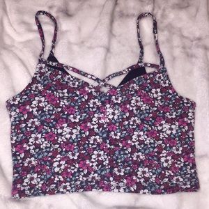 Floral crop top